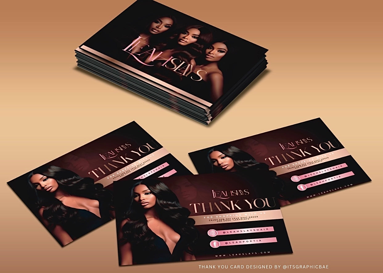 Thank You Card Design